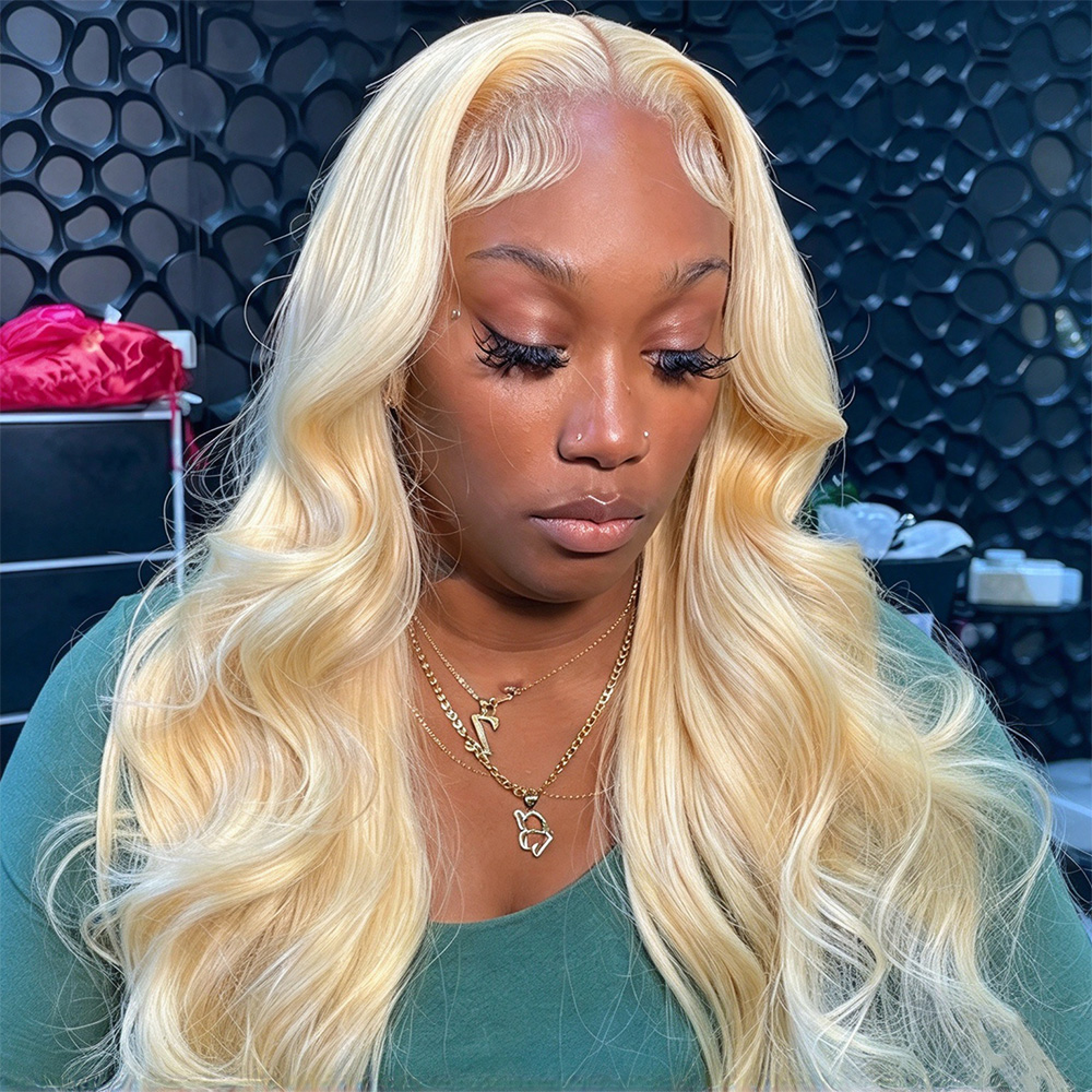 613 Blonde Body Wave Lace Front Wig - 13x4 Blonde 613 Body Wave Lace