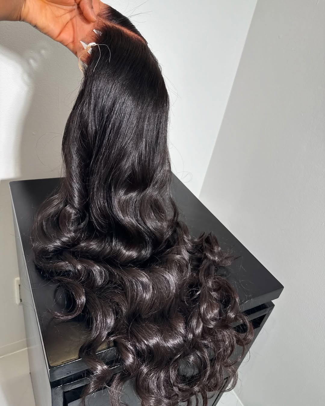 Glueless Wear And Go Human Hair Wig - Indische 250-Dichte 13x4 HD Transparente Lace-Front-Perücke,