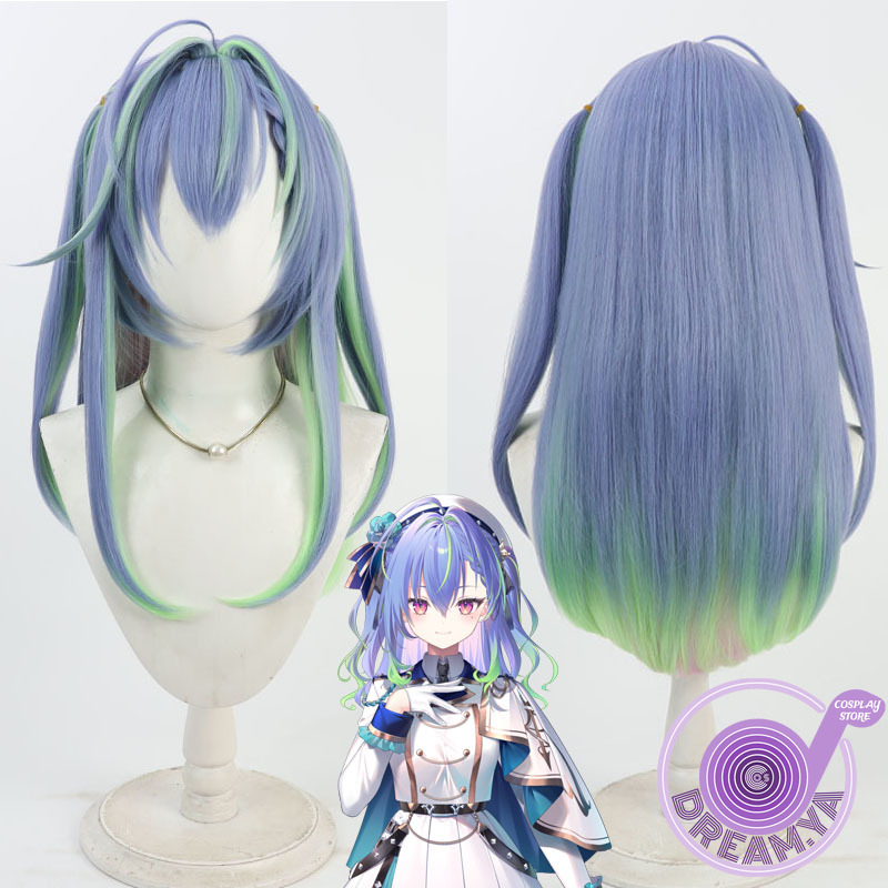 Synthetic Wigs - Suzumi Nemo Cosplay Perücke Vtuber Blau
