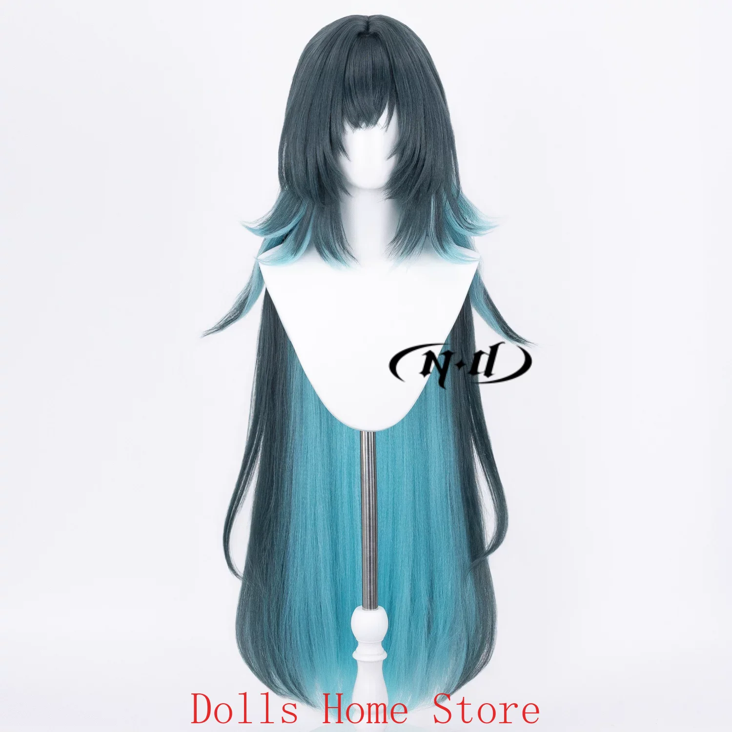 Synthetic Wigs - Anime Danica Genshin Impact 110cm Cosplay-Perücke,
