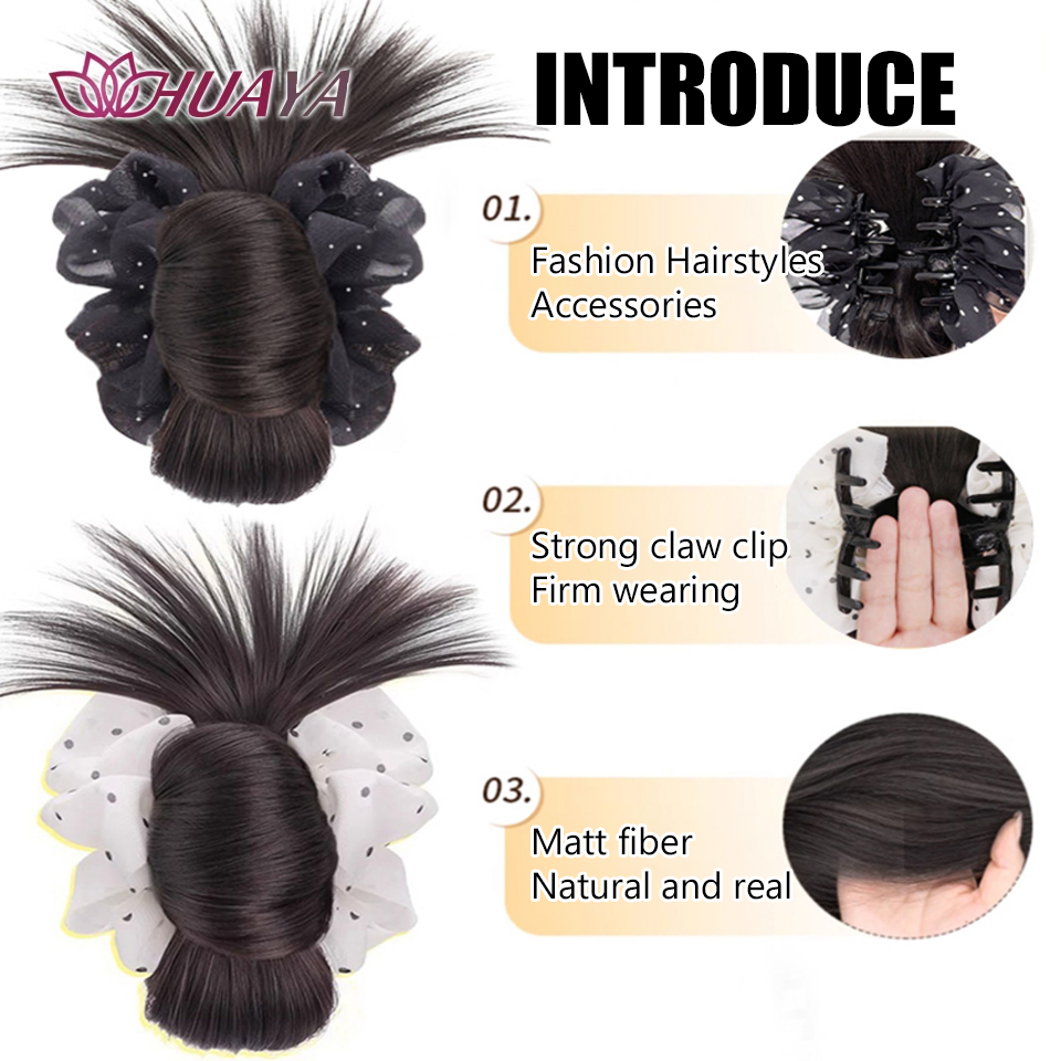Synthetische Klaue Clip Pferde – Claw Clip Messy Bun Hair Piece Bewertung und Preis
