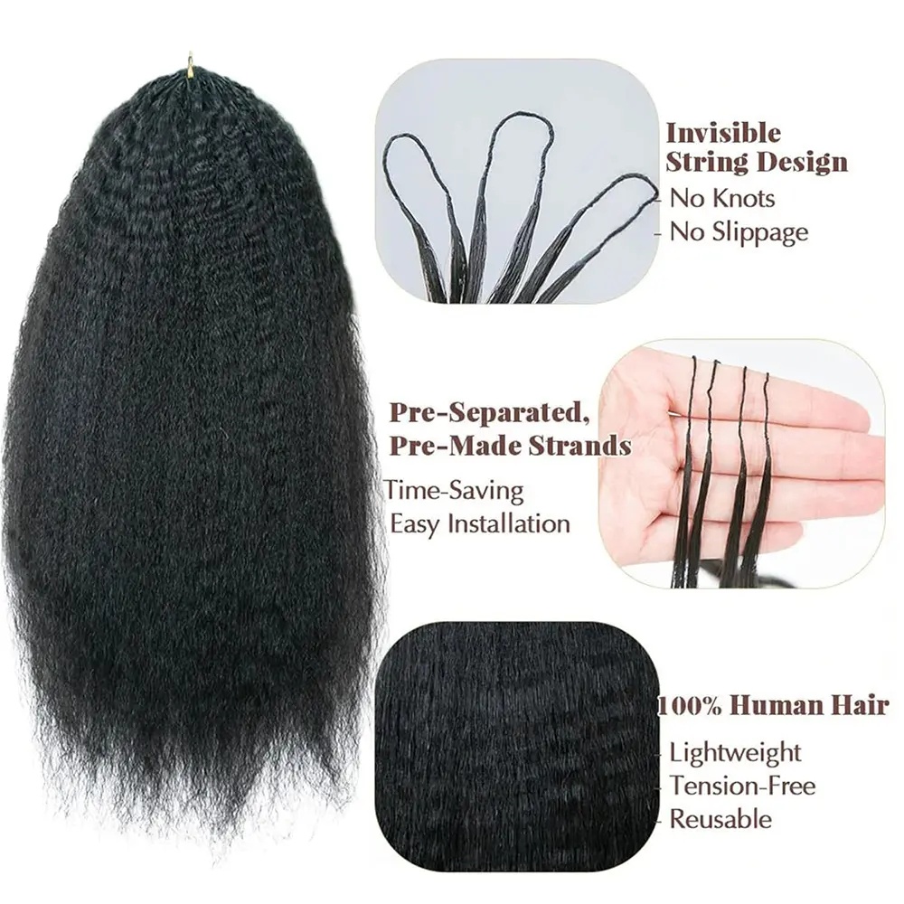 Knotenloses, krauses, glattes, – Human Hair Wigs Bewertung und Preis
