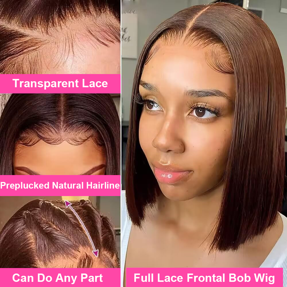 Gerader Bob Lace Front Perücke – Glueless Wear And Go Human Hair Wig Bewertung und Preis