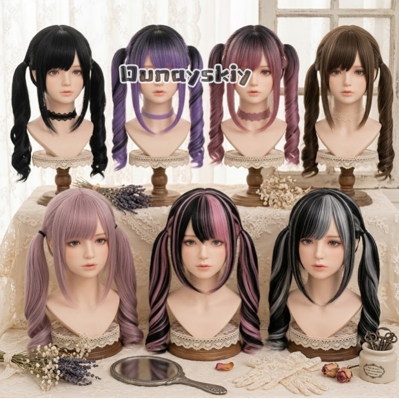 Cosplay Jirai Kei Halloween Pa – Synthetic Braided Wigs For Black Women Bewertung und Preis